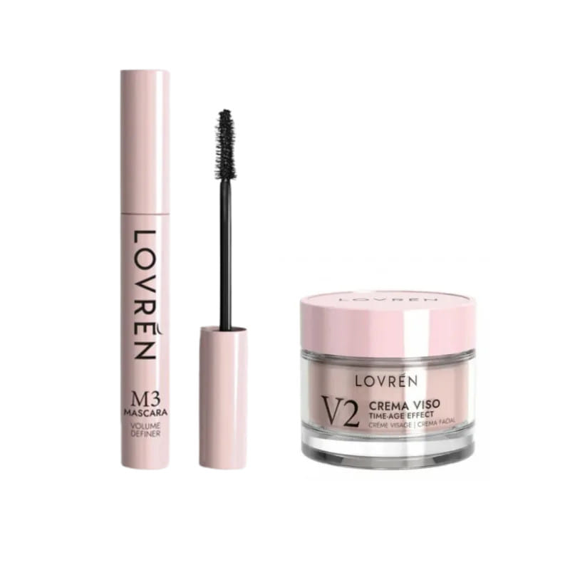 Lovren Mini Size Box Pink  M3 Mascara Mini + V2 Crema Viso Mini
