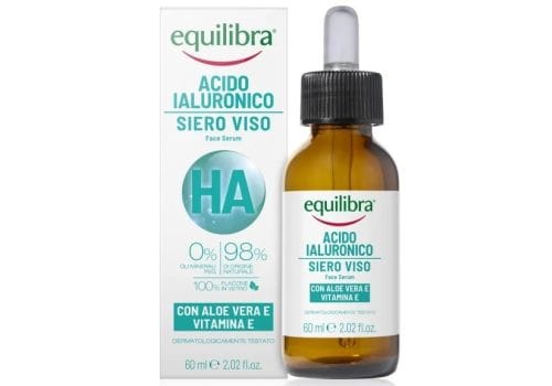 EQUILIBRA SIERO VISO ACIDO IALURONICO ALOE VERA VITAMINA E 60 ML