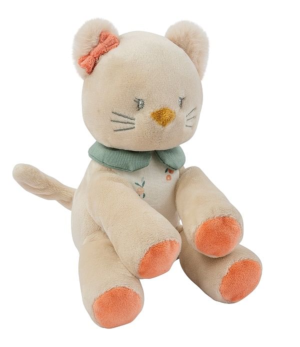 Nattou Mini Peluche Lana La Gattina Con Sonaglio