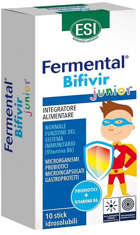 Esi Fermental Bifivir Junior 10 Stick Idrosolubili