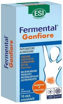 ESI FERMENTAL GONFIORE 10 STICK OROSOLUBILI ESI FERMENTAL GONFIORE 10 STICK OROSOLUBILI
