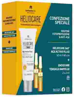 HELIOCARE 360 AGE ACTIVE 50 ML + ENDOCARE TENSAGE AMPOLLE 2 FIALE DA 2 ML CAMPIONE GRATUITO