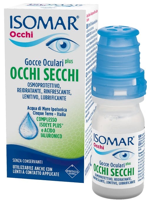 ISOMAR OCCHI SECCHI PLUS GOCCE OCULARI ACIDO IALURONICO 0,25% 10 ML