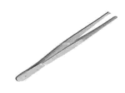 PINZA CHIRURGICA RETTA 1X2 DENTI IN ACCIAIO 16 CM