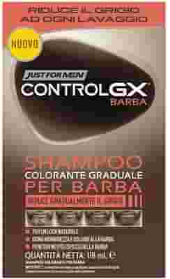 JUST FOR MEN CONTROL GX BARBA SHAMPOO COLORANTE GRADUALE 118 ML