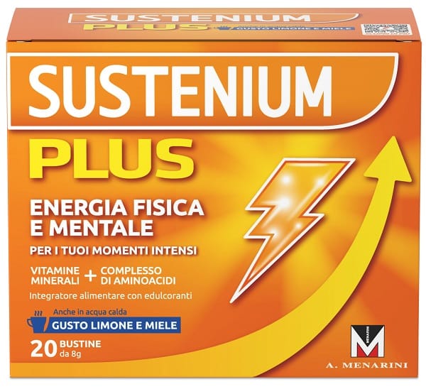 Sustenium Plus Limone E Miele 20 Bustine Da 8 G