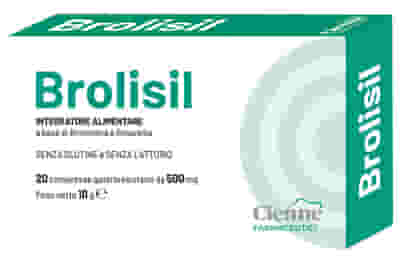 BROLISIL 20 COMPRESSE GASTRORESISTENTI DA 500 MG SENZA GLUTINE SENZA LATTOSIO