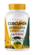 COMPLEX CURCUMIN SPIRULINA PIPERINE SAFFRON 30 CAPSULE
