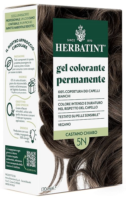 Herbatint 5 N Castano Chiaro 170 Ml