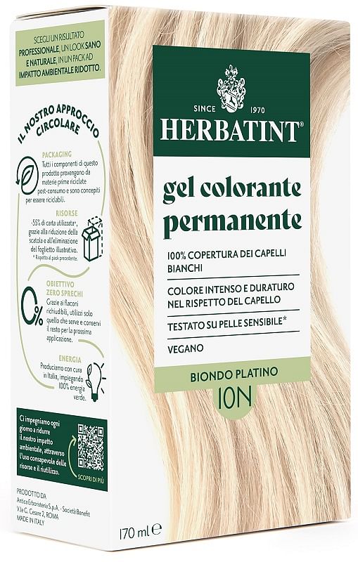 Herbatint 10 N Biondo Platino 170 Ml