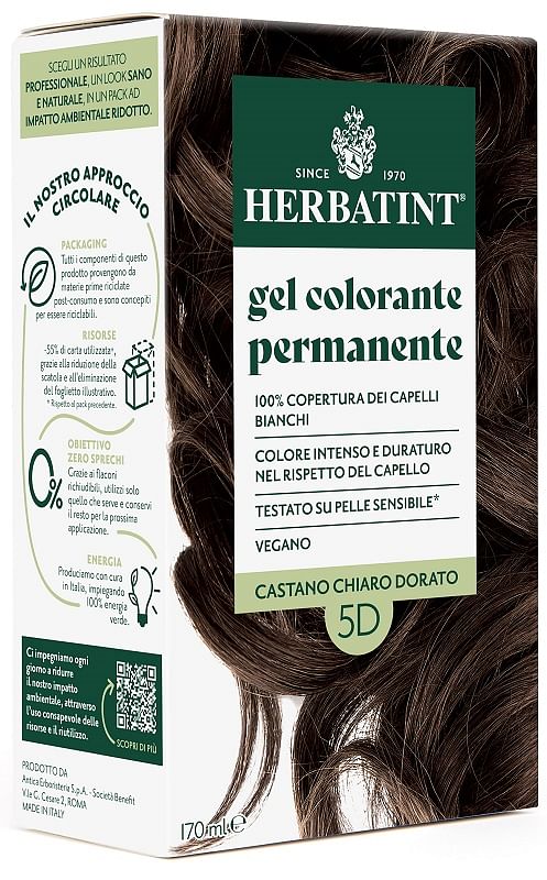 Herbatint 5 D Castano Chiaro Dorato 170 Ml