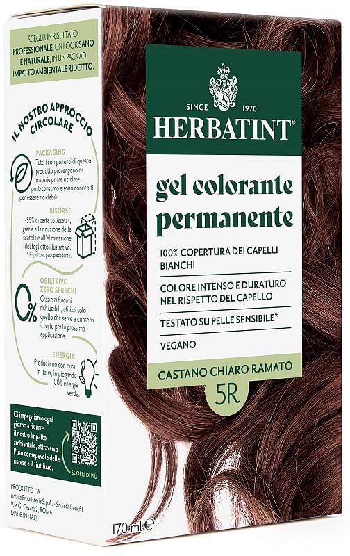 Herbatint 5 R Castano Chiaro Ramato 170 Ml