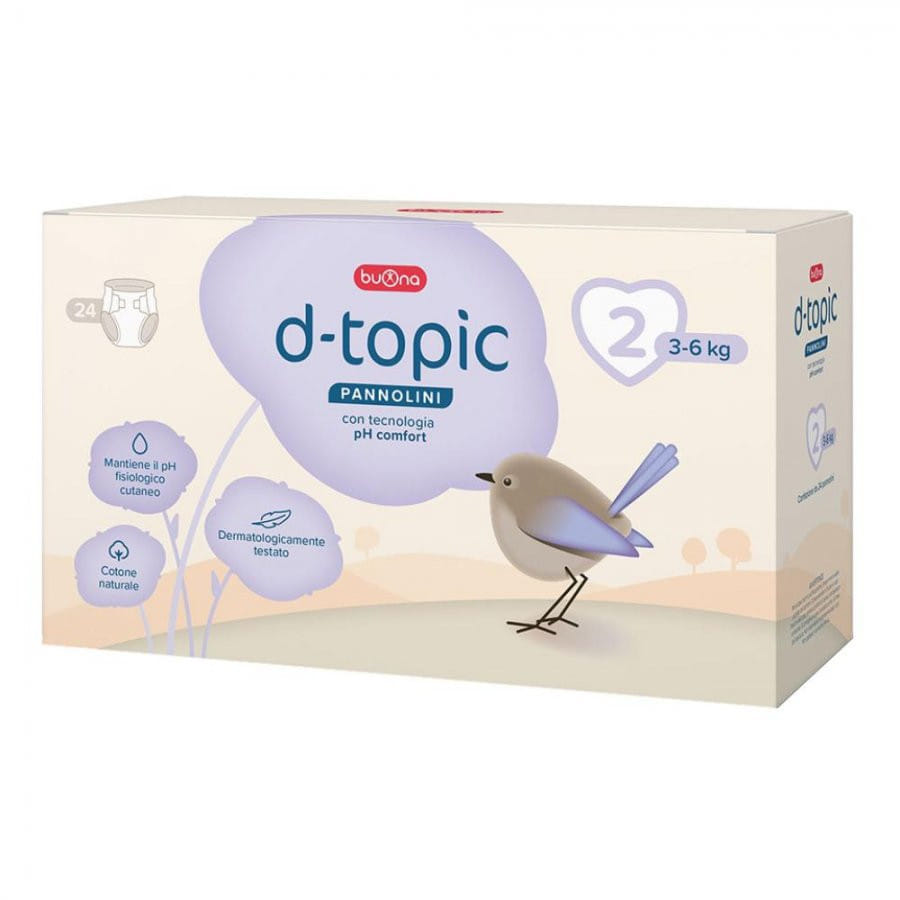 D Topic Pannolini Taglia 2 24 Pezzi