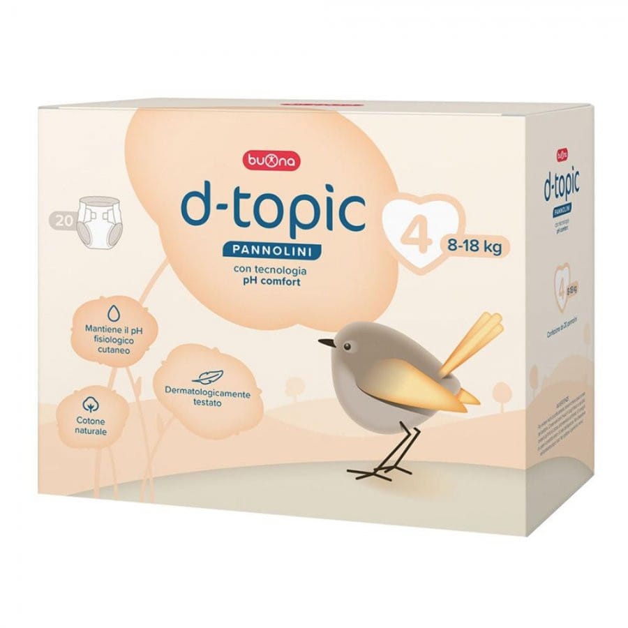 D Topic Pannolini Taglia 4 20 Pezzi