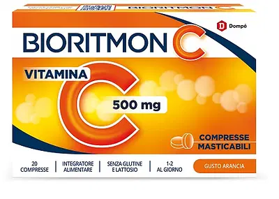 BIORITMON C 500MG VITAMINA C 20 COMPRESSE MASTICABILI BIORITMON C 500MG VITAMINA C 20 COMPRESSE MASTICABILI