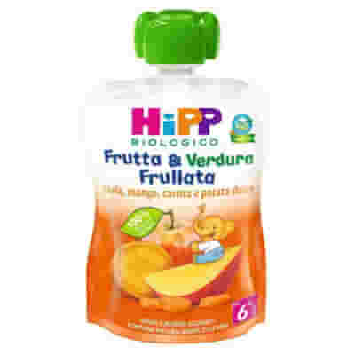 HIPP BIO FRUTTA & VERDURA FRULLATA MELA MANGO BANANA E CAROTA 90 G
