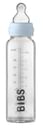 BIBS BIBERON PLASTIC SILICONE 270ML BABY BLU FLUSSO MEDIO