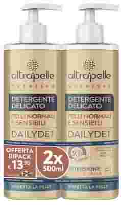 ALTRAPELLE NUTRISKO DETERGENTE DELICATO DAILYDET 2 PEZZI DA 500 ML ALTRAPELLE NUTRISKO DETERGENTE DELICATO DAILYDET 2 PEZZI DA 500 ML