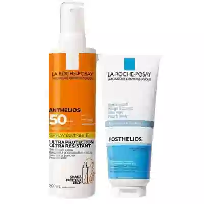 ANTHELIOS SPRAY AP SHAKA 50+ 200 ML + LATTE DOPOSOLE POST-UV EXPOSURE 75 ML