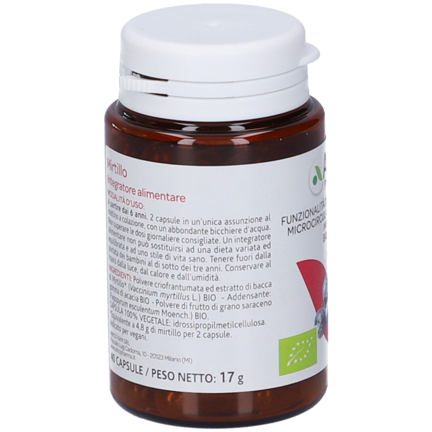 ARKOCAPSULE FUNZIONALITA' MICROCIRCOLO MIRTILLO 40 CAPSULE