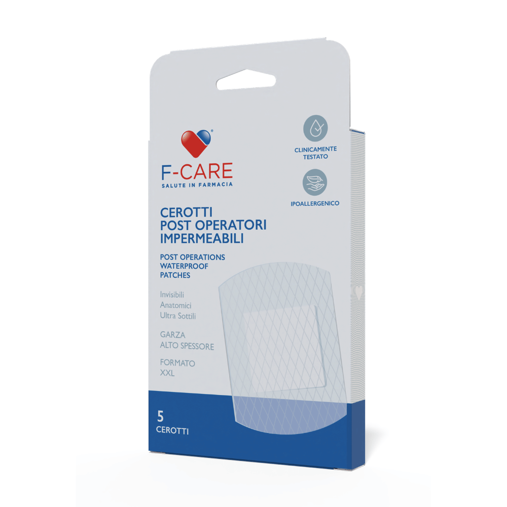 CEROTTI POST OPERATORI IMPERMEABILI F-CARE 7,5X10 CM 5 PEZZI