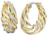 BJT364 ORECCHINO ALARA WHITE GOLD PLATED