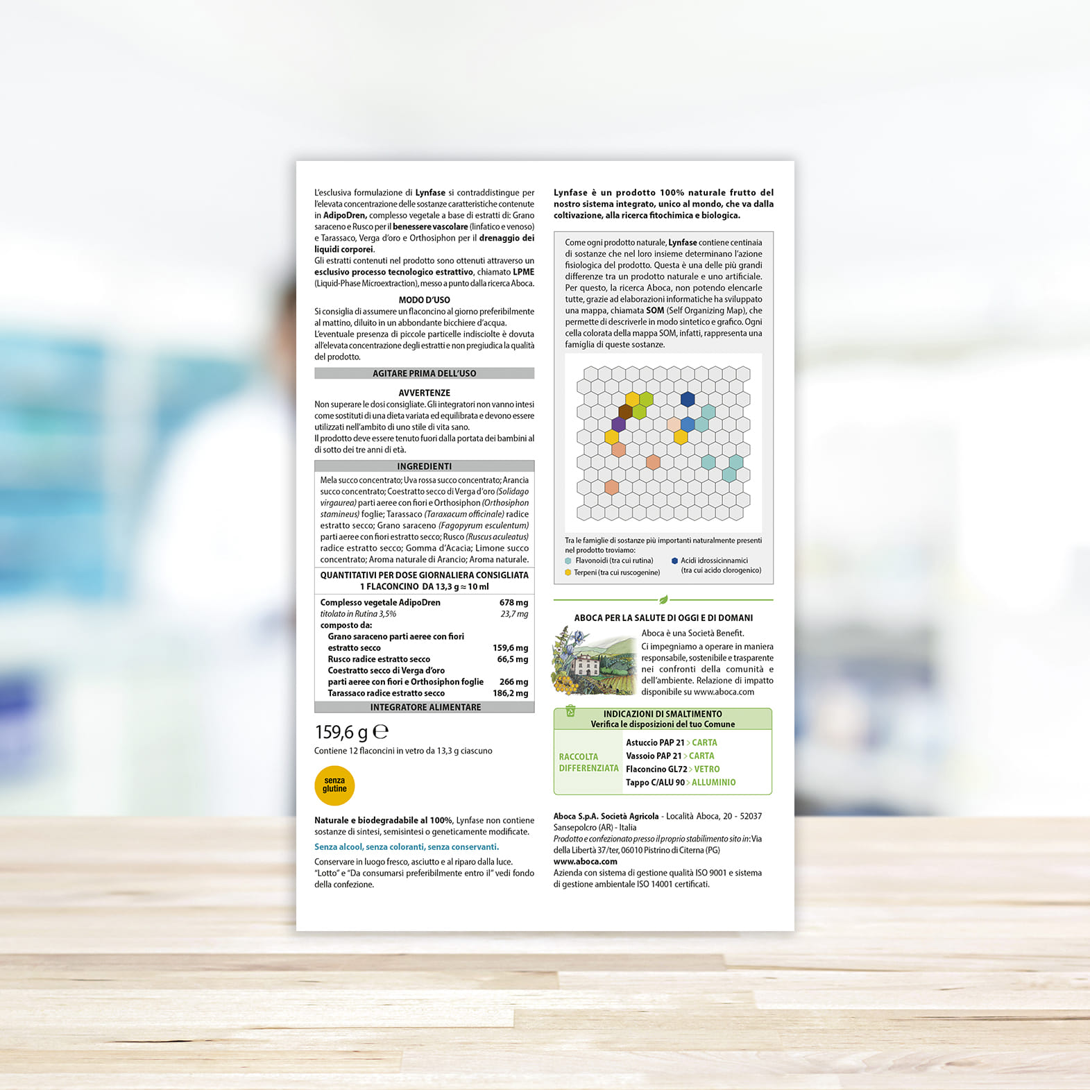 LYNFASE CONCENTRATO FLUIDO 12 FLACONCINI DA 13,3 G