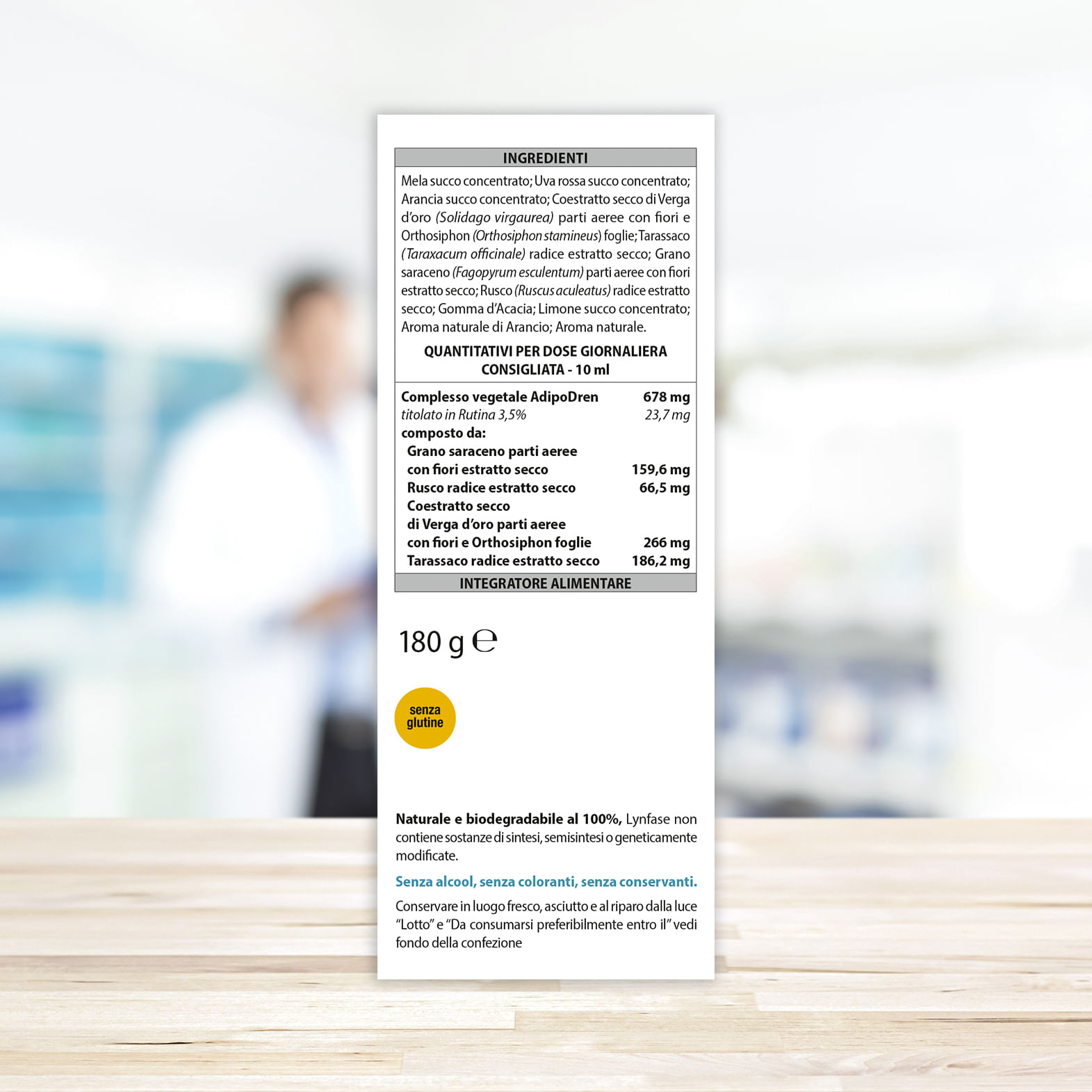 LYNFASE CONCENTRATO FLUIDO 180 G