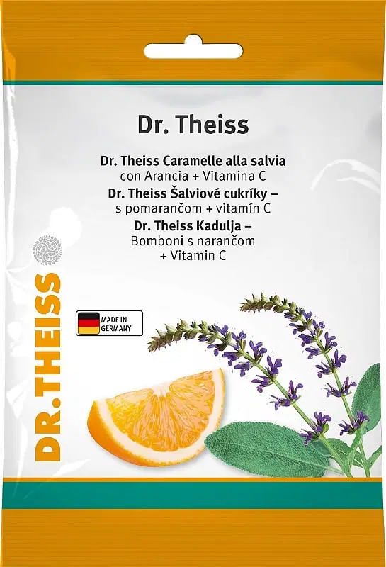 THEISS BONBON SALVIA & ARANCIA + VITAMINA C 26 CARAMELLE