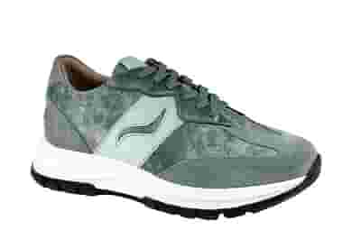 CALZATURA ORTOPEDICA DI SERIE PREDISPOSTA PER PLANTARE C4103 SCARPA DONNA FUMO/FUMO/ARGENTO FORMA CALZATA L TAGLIA 39