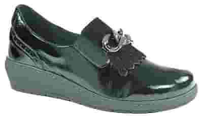 CALZATURA ORTOPEDICA DI SERIE PREDISPOSTA PER PLANTARE M3093 SCARPA DONNA NERO FORMA CALZATA L TAGLIA 40
