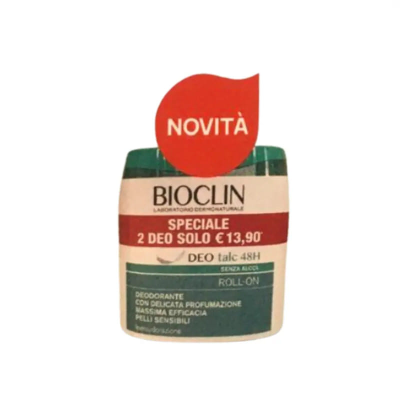 BIOCLIN DEO TALCO 48H ROLL ON 2 PEZZI