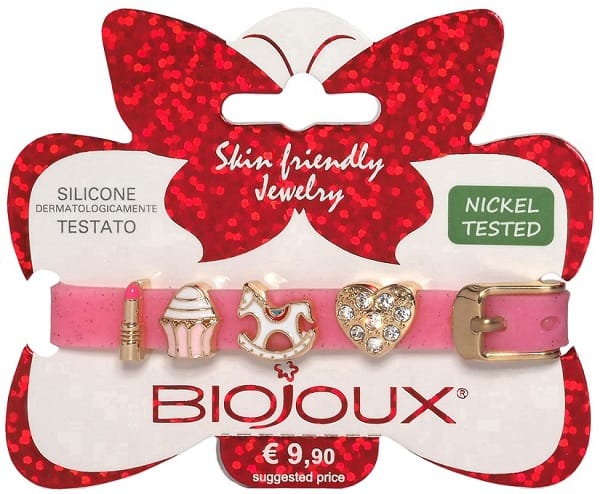Bjb015 Bracciale Silicone Light Rose Gold Plated
