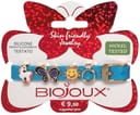 BJB019 BRACCIALE SILICONE BLUE GOLD PLATED