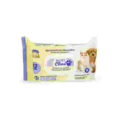 MY PET CLEAN SALVIETTE IGIENIZZANTI CON CLOREXIDINA 72 PEZZI