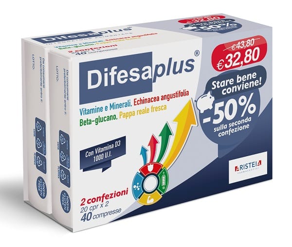 DIFESAPLUS 20 COMPRESSE BIPACK