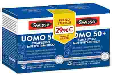 SWISSE MULTIVITAMINICO UOMO 50+ 30 COMPRESSE BIPACK