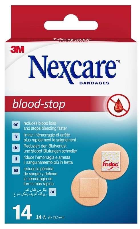 Tampone Nasale Nexcare Blood Stop Spots 22 Mm 14 Pezzi