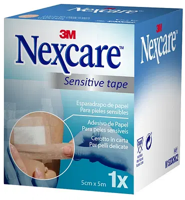 CEROTTO CARTA NEXCARE SENSITIVE TAPE CARNE CM 5X5 M CEROTTO CARTA NEXCARE SENSITIVE TAPE CARNE CM 5X5 M