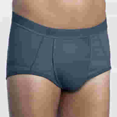 SLIP CONTENITIVI DA UOMO DUALSAN COLORE GRIGIO MISURA 2