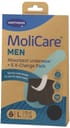 MUTANDE INCONTINENZA RILAVABILI MOLICARE MEN ABSORBENT UNDERWEAR L + 5 X CHANGE PADS INSERTO PER ASSORBENTE MONOUSO