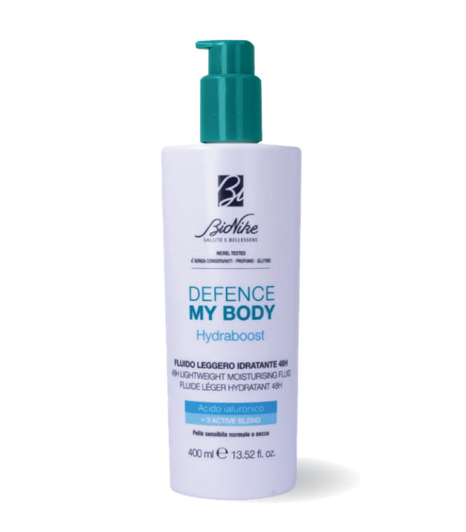 DEFENCE MY BODY HYDRABOOST FLUIDO LEGGERO IDRATANTE 400 ML