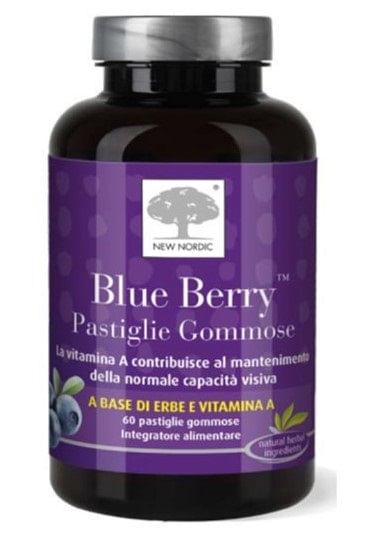 Blue Berry 60 Pastiglie Gommose