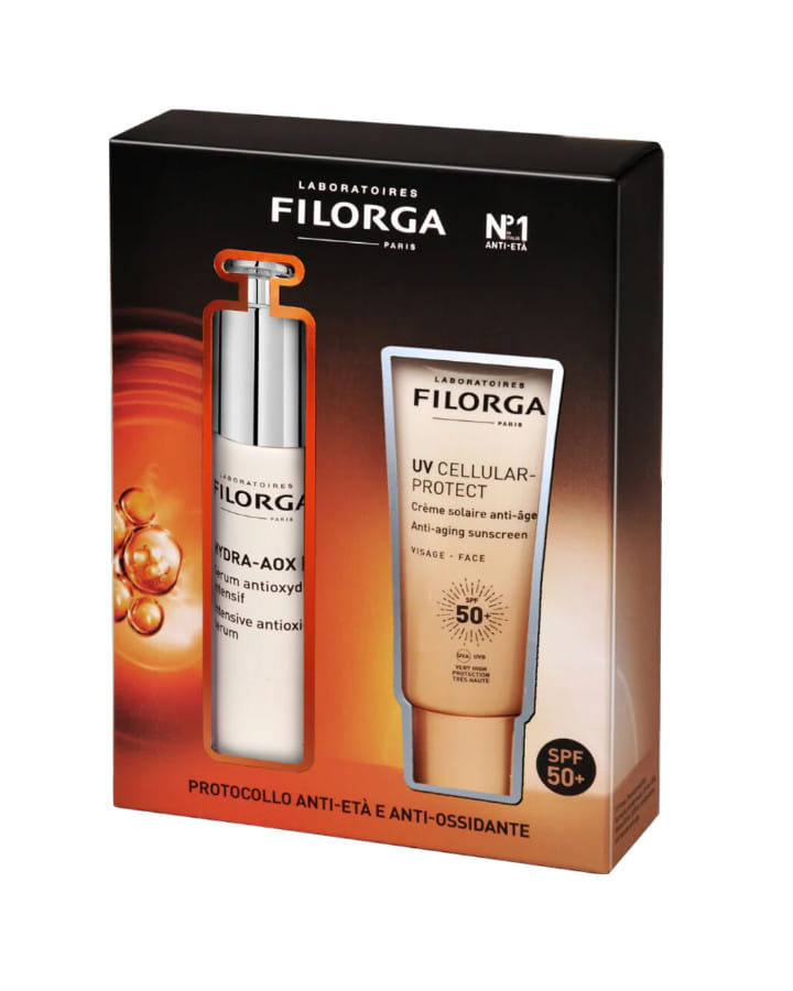 FILORGA COFFRET HYDRA AOX SERUM 30 ML + UV CELLULAR PROTECTION SPF50+ 40 ML