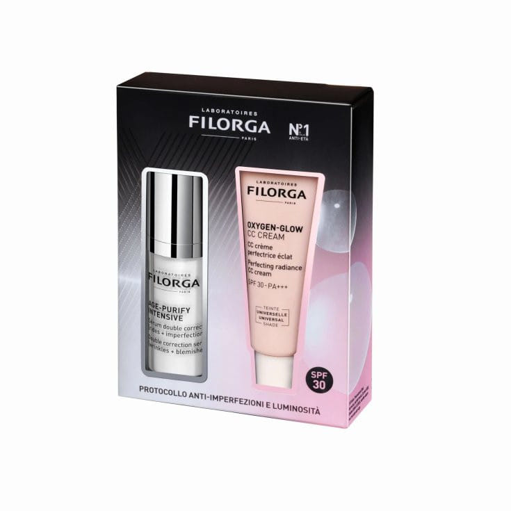 FILORGA COFFRET AGE PURIFY INTENSIVE 30 ML + OXYGEN GLOW CC CREAM 40 ML