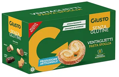 GIUSTO SENZA GLUTINE VENTAGLIETTI 80 G GIUSTO SENZA GLUTINE VENTAGLIETTI 80 G