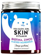 BEARS WITH BENEFITS YOU GLOW GIRL SKIN VITAMINA BIOTINA ZINCO & ACIDO IALURONICO 45 CARAMELLE GOMMOSE SENZA ZUCCHERO GUSTO MANGO
