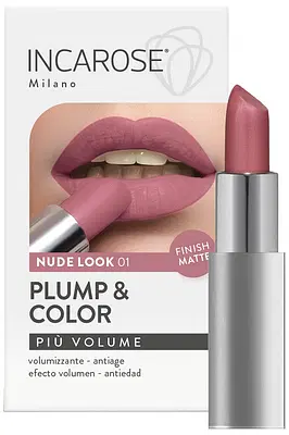 INCAROSE PIU' VOLUME PLUMP&COLOR NUDE LOOK 01 INCAROSE PIU' VOLUME PLUMP&COLOR NUDE LOOK 01