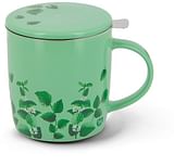 NEAVITA INFUSIERA CON FILTRO ACCIAIO HERBARIUM MENTA 350 ML