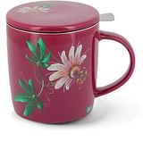 NEAVITA INFUSIERA CON FILTRO ACCIAIO HERBARIUM PASSIFLORA 350 ML